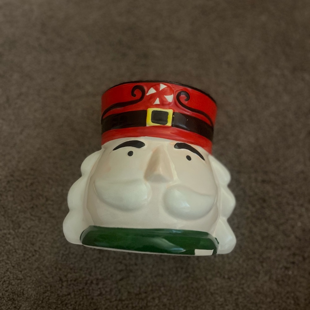 Festive Nutcracker jar- Red and Green